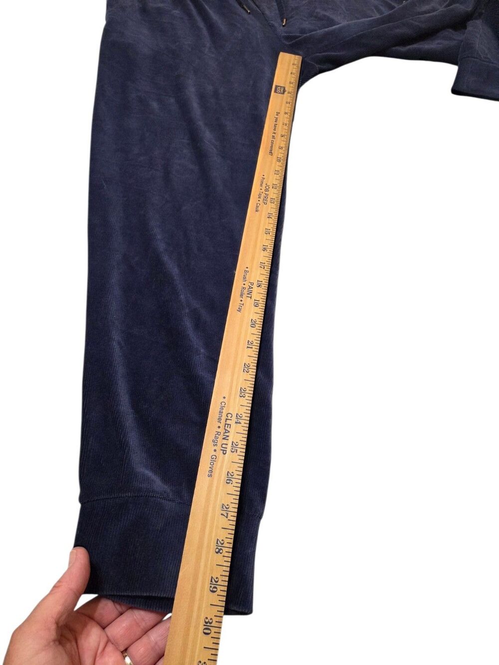 Polo Ralph Lauren Corduroy Joggers Pants Mens XL Navy Pockets Drawstring B25.1 - Picture 5 of 11